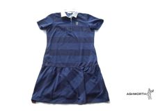 [Limited-time sale until the end of May] Ashworth ASHWORTH Used Striped Shirt Dress Women's Golf Wear M