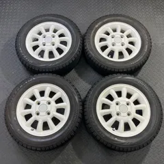 20年製 155/65R13 ブリヂストン ブリザックVRX HE21S ラパン純正アルミ 希少ホワイト ミラジーノ L700S ラパン スタッドレスタイヤ 冬タイヤ【3518】のサムネイル