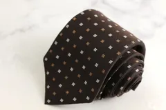 マッキントッシュ フィロソフィー ブランド ネクタイ ドット柄 シルク 日本製 PO メンズ ブラウン MACKINTOSH PHILOSOPHY 【中古】のサムネイル