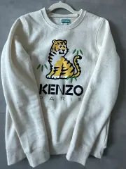 KENZO 東京 パリ タイガー スウェットシャツ クリーム 14A サイズ