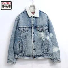 80s USA製 vintage Levi's 70609 裏地ボア デニムジャケット メンズ 表記Mサイズ