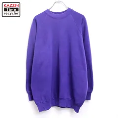 90s USA製 vintage Fruit of the Loom 無地 スウェット トレーナー メンズ 表記XLサイズ