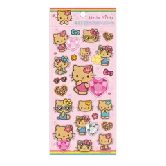 日焼け ハローキティ サンリオキャラクターズ キラキララインストーンシール 北海道倉庫