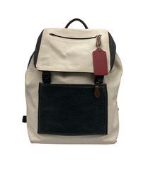 COACH コーチ マンハッタン バックパック 57759 レザー メンズ