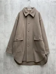 MACPHEE マカフィー トゥモローランド ウール100% ステンカラー コート size36/茶 ◆■レディース