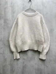 ジャーナルスタンダード アルパカ混 シャギー ニット セーター ショート丈 アイボリー ◆■レディース