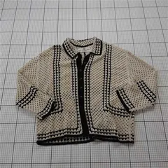 ◇ Θ ピュアルセシン PUAL CE CIN クロシェ編みニットカーディガン Fサイズ レディース E  【1512220028164】