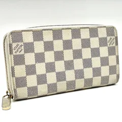 Louis Vuitton ルイヴィトン / ダミエ / ジッピーウォレット / アズール ホワイト 白 / レディース メンズ / 長財布 財布 ラウンドファスナー / N60019
