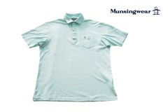 [Pre-owned] Munsingwear | Embossed Line Short Sleeve Polo Shirt | Men's Golf Wear | Size LL