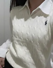 未試着 新品 POLO RALPH LAUREN ポロラルフローレン Vネック ニット ベスト m