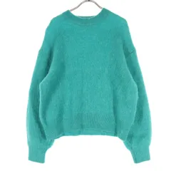 美品 B:MING by BEAMS ビーミングバイビームス ウール混 モヘヤ混 長袖 ニット F グリーン系 レディース 古着