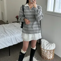 KARA ストライプ Tシャツ