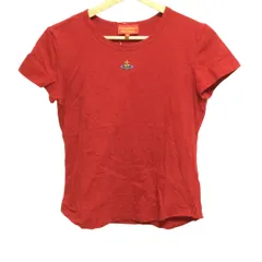 VivienneWestwoodRedLabel(ヴィヴィアンウエストウッドレッドレーベル) 半袖Tシャツ サイズM レディース - レッド クルーネック/オーブ