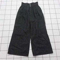 ◇ Θ プロポーションボディドレッシング PROPORTION BODY DRESSING デニムワイドパンツ PSサイズ レディース E  【1601210006494】