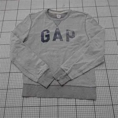 ◇ Θ ギャップ GAP クルーネックスウェット グレー系 メンズ Sサイズ E  【1512220033380】