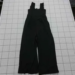 ◇ Θ 神戸レタス Kobe Lettuce E3454 フリルストラップオールインワン ブラック系 レディース M E  【1601210006906】