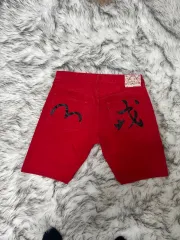 L XL エヴィス ロゴ ハーフ パンツ