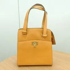 【訳アリ！中古品】CELINE セリーヌ ミニ ハンドバッグ トート ターンロック