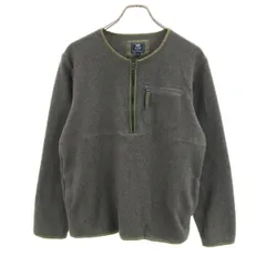 BEAMS HEART ビームスハート 長袖 フリース ハーフジップ トレーナー M グレー プルオーバー レディース 古着のサムネイル