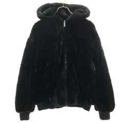 ZARA ザラ フェイクファー ジャケット S ブラック レディース 古着