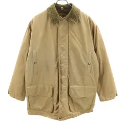 WOOLRICH ウールリッチ 90s USA製 オールド 襟コーデュロイ コート M ベージュ メンズ 古着