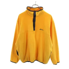 L.L.Bean エルエルビーン 80s オールド フリース トレーナー イエロー プルオーバー アウトドア メンズ 古着
