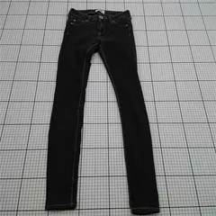 ◇ Θ ジェイダ GYDA スキニーデニムパンツ ブラック系 XXS レディース E  【1601210011573】