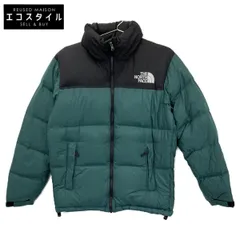 THE NORTH FACE ノースフェイス ND91841 ﾌﾞﾗｯｸ×ｸﾞﾘｰﾝ Nuptse ﾀﾞｳﾝｼﾞｬｹｯﾄ M