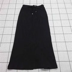 ◇ Θ チャオパニックティピー CIAOPANIC TYPY リブロングスカート ブラック系 レディース M E  【1601210012204】