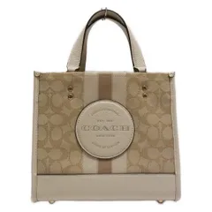 COACH(コーチ) トートバッグ デンプシー トート 22 シグネチャー ジャカード ウィズ ストライプ アンド コーチ パッチ C8417 レザー