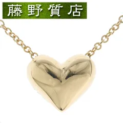 共通値：(新品仕上げ済) ティファニー TIFFANY ピンチド ハート ネックレス ペンダント K18 YG イエロー ゴールド ティファニー ネックレス ハートネックレス レディース ブランド 中古 アクセサリー necklace 8524