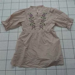 ◇ Θ アズノゥアズプラス AS KNOW AS plus 花柄刺繍チュニックワンピース レディース E  【1601210013164】