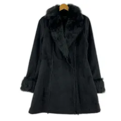 rienda リエンダ フェイクムートンコート sizeM/ブラック