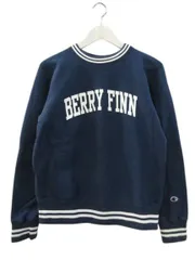 チャンピオン CHAMPION ×BEAMS ビームス別注 スウェット トレーナー 青単 復刻 長袖 リバースウィーブ 裏起毛 ネイビー 紺 S トップス