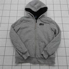 ◇ Θ ナイキ NIKE フルジップパーカー グレー レディースLサイズ E  【1601210016950】
