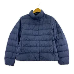 UNIQLO　ユニクロ 保存袋付きダウンジャケット sizeM/ネイビー