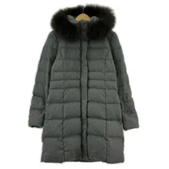 INDIVI インディヴィ 2way フード付き ダウンコート size36/グレー