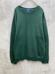 POLO RALPH LAUREN ポロ ラルフローレン 裏起毛 ポニー刺繍 スウェット トレーナー sizeXL/グリーン ◆■メンズ