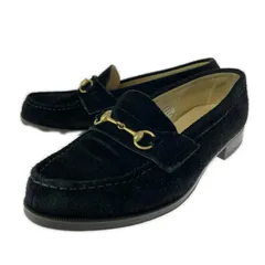 HARUTA ハルタ スエード ビットローファー size24 1/2/ブラック