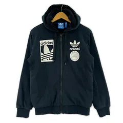 adidas アディダス 裏ボア ジップアップパーカー sizeXS/ダークグリーン系