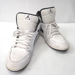 Ft1301411 ナイキ 靴 エアジョーダン1 ミッド AIR JORDAN 1 MID DQ8426-132 ホワイト 28cm メンズ NIKE 中古