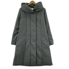 自由区 ジユウク ロング パデッドコート size38/グレー