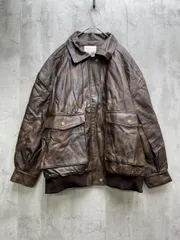 Java ジャバ クラシカルエルフ jv1070011 フェイクレザー ヴィンテージ ブルゾン ジャケット sizeM/茶 ◆■レディース