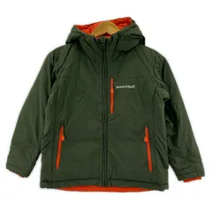 mont-bell モンベル  1101554 リバーシブルジャケット size130/カーキ/オレンジ