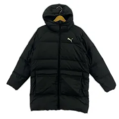 PUMA プーマ フーデッドダウンジャケット sizeL/ブラック