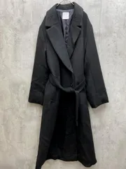 crewre クルーレ 完売品 アジャスタブルウールロングコート size3/ブラック ◆■◎レディース