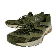 ASICS アシックス ローカットスニーカー size24.5cm/カーキ