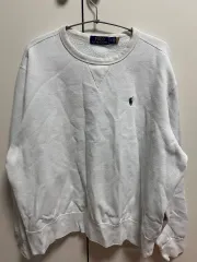正規品 POLO RALPH LAUREN 白 スウェット XL / 実寸 110