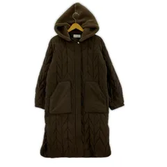 socolla　ソコラ フード付き ダウンコート size1/ブラウン系