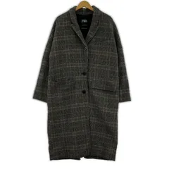 ZARA ザラ テーラードコート sizeEUR M/ブラウン系チェック柄